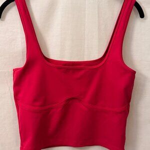 Abercrombe & Fitch women’s cropped pink tank top / sports-bra Medium